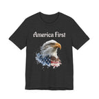 America First Eagle T-Shirt – Patriotic Bald Eagle Tee