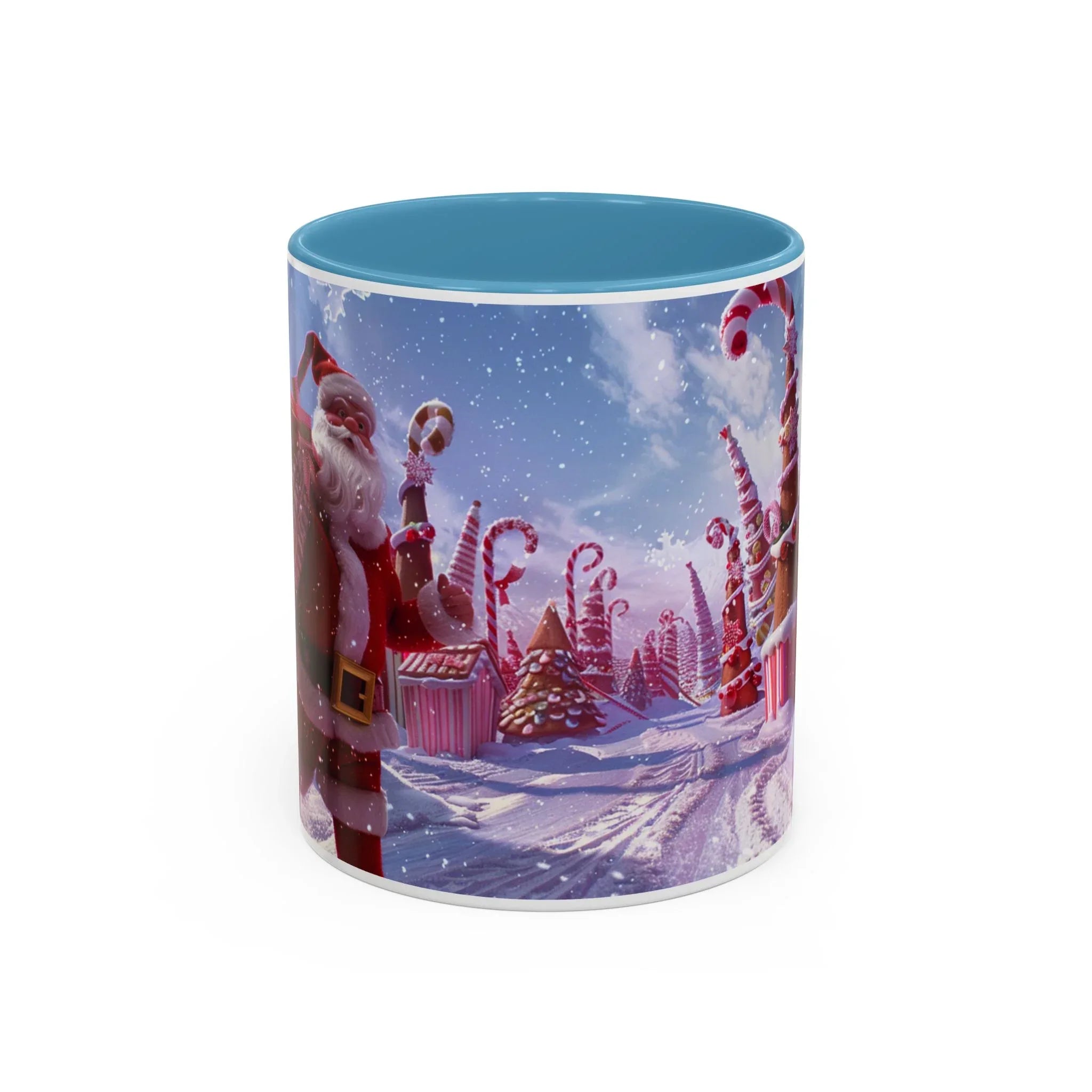 Festive Santa Mug, Holiday Coffee Cup, Christmas Gift for Coffee Lovers, Winter Wonderland Decor, Seasonal Tea Cup - 250 USA Celebration
