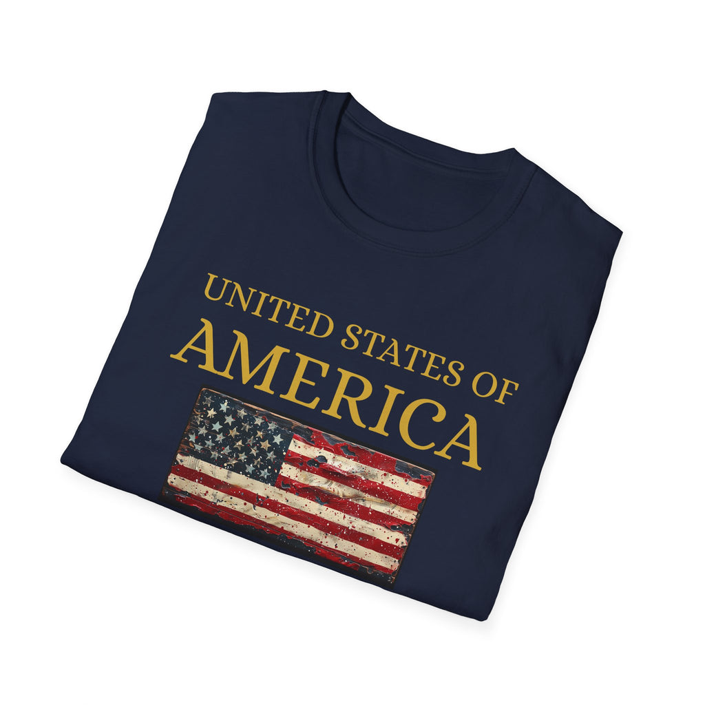 United States of America Patriotic America First T-Shirt | USA Flag