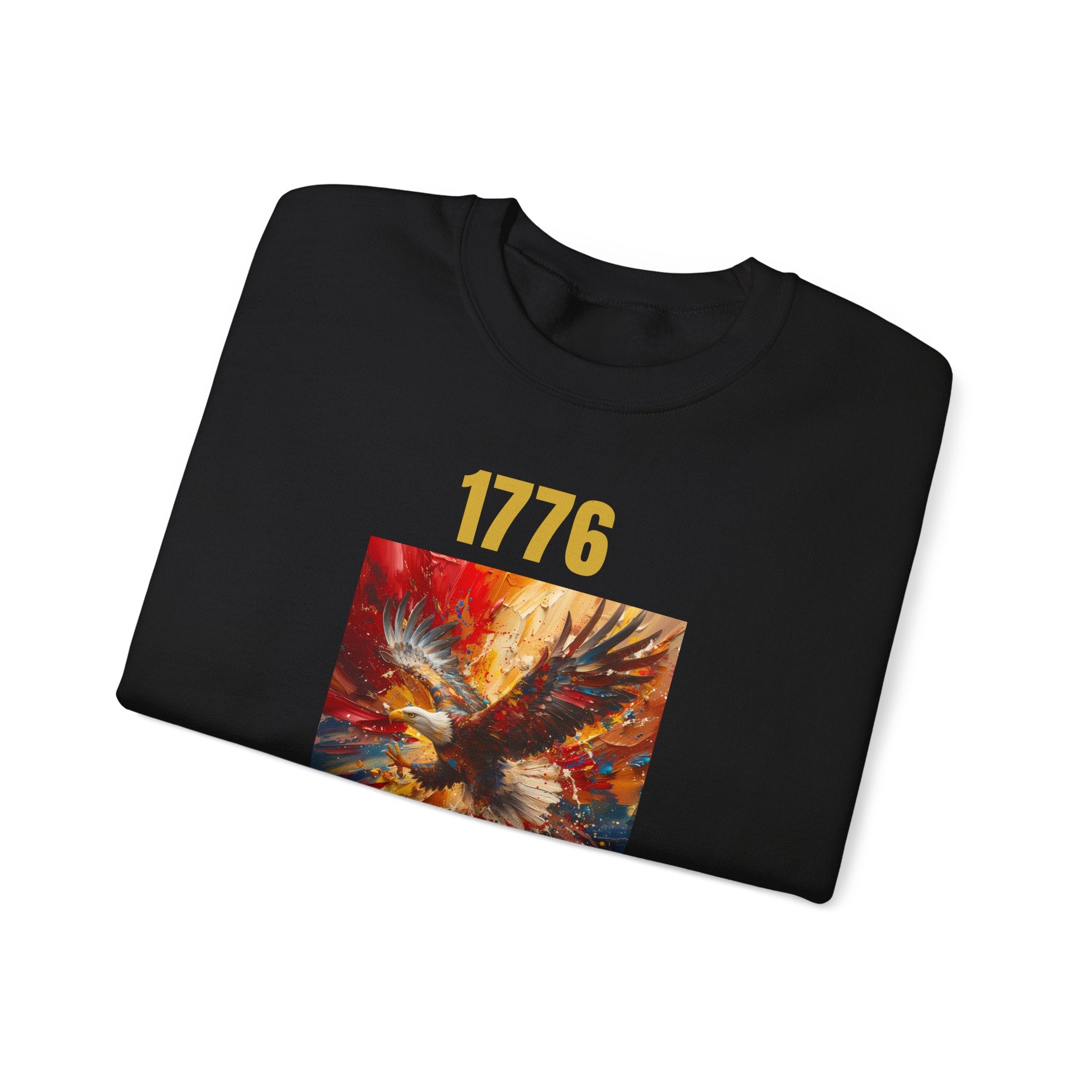 1776 Eagle Crewneck Sweatshirt – Patriotic American Independence Pullover