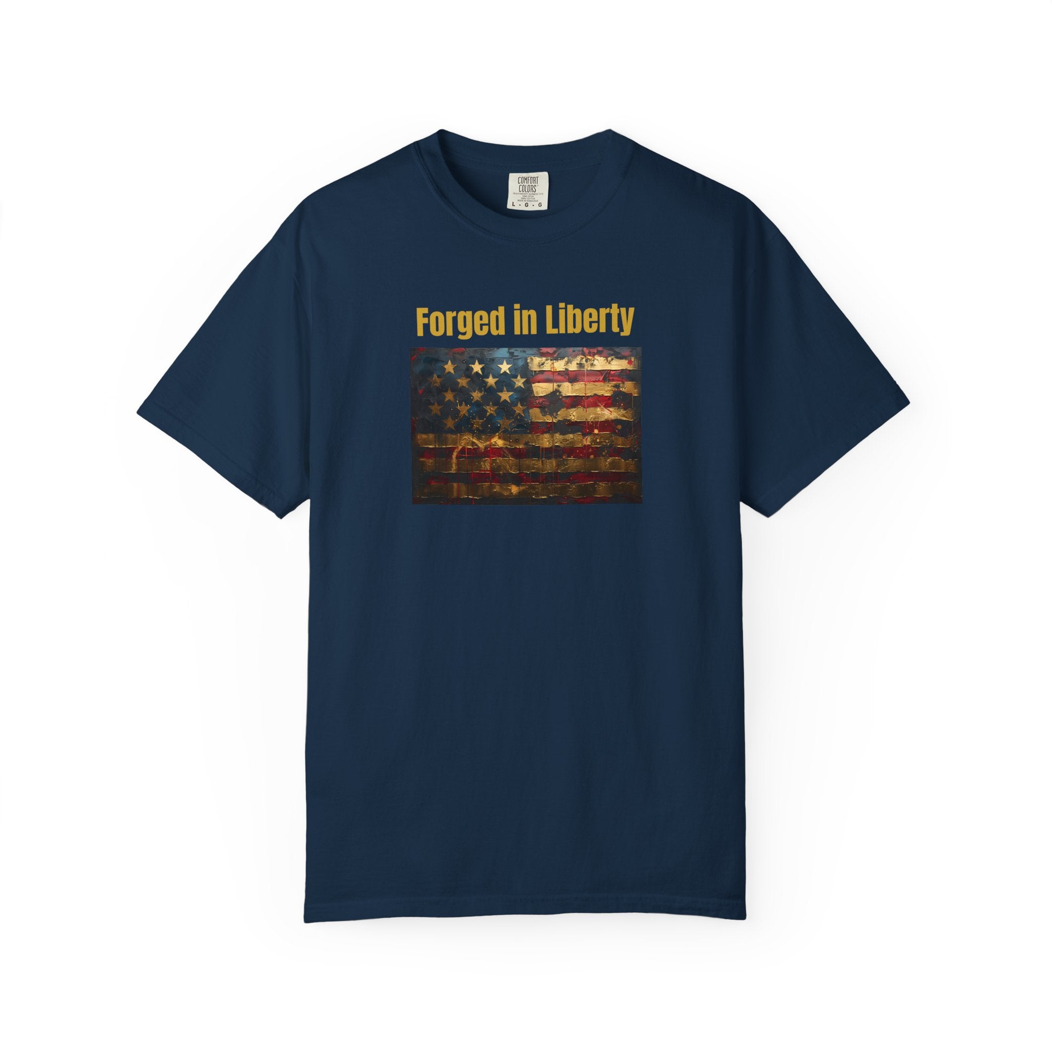 Forged in Liberty American Flag T-Shirt