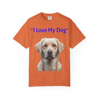 I Love My Dog Labrador Portrait T-shirt | Dog Lover Tee - 250 USA Celebration
