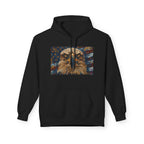 Patriotic Eagle Hoodie — American Flag Bald Eagle with "1776 - 2026" Back Print