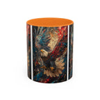 Colorful Mugs (11oz, 15oz) Patriotic Eagle Coffee Mug, American Eagle Coffee Cup - 250 USA Celebration