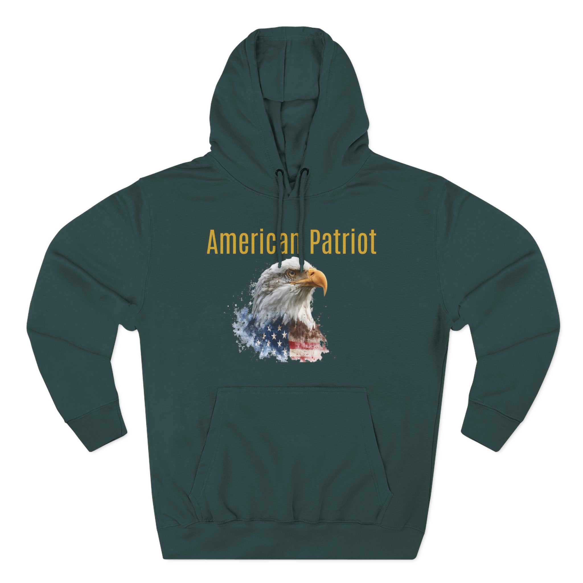 Official 250th American Patriot Hoodie Bald Eagle
