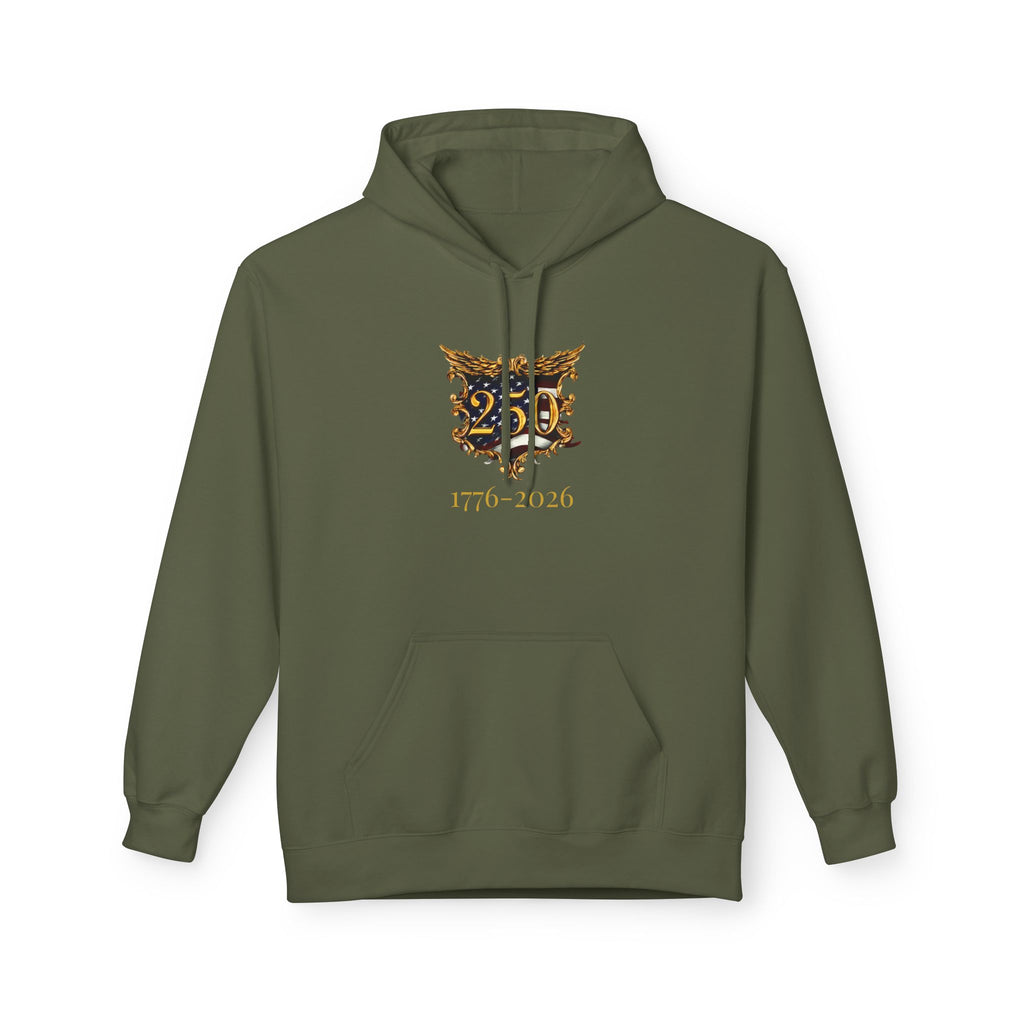 Hoodie — 250th Anniversary 1776–2026 Gold Crest Commemorative Hoodie
