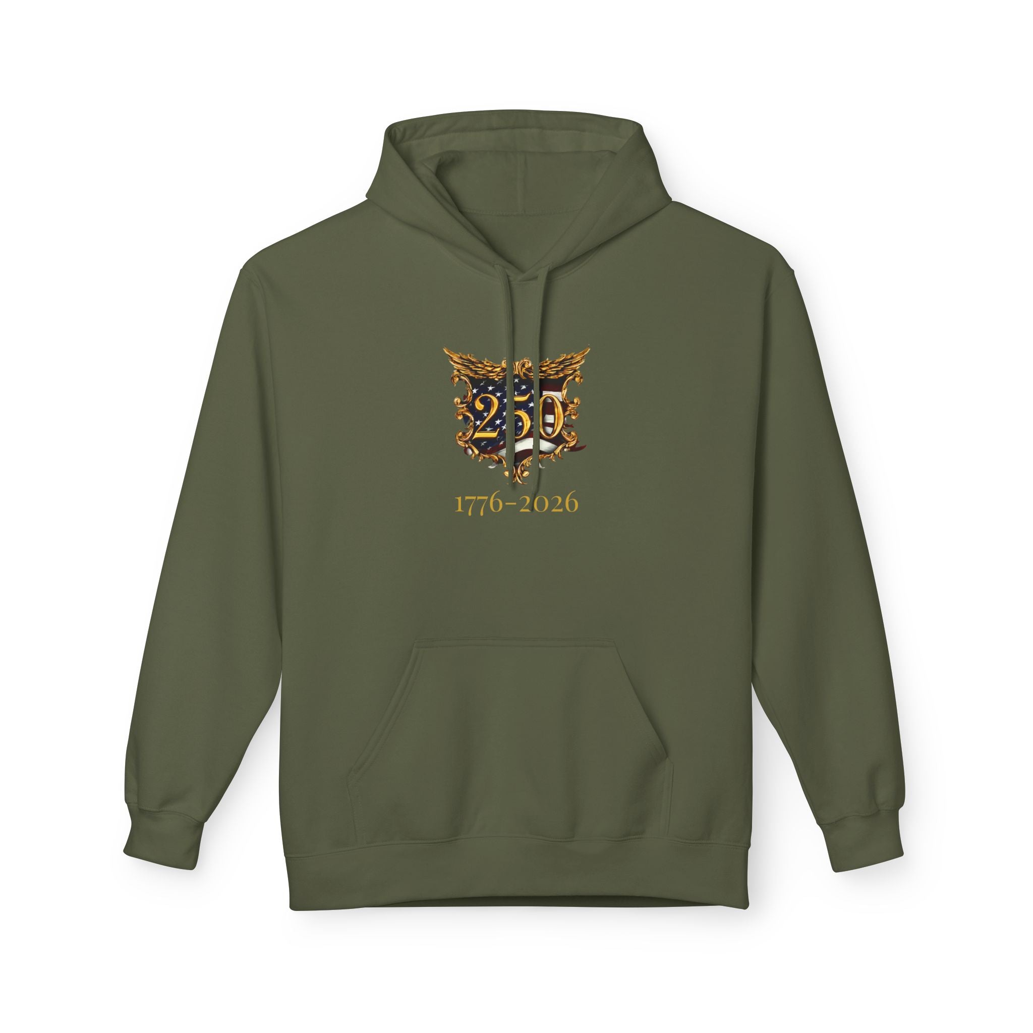 Hoodie — 250th Anniversary 1776–2026 Gold Crest Commemorative Hoodie