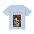 Christmas Toddler Tee, Believe in the Magic of Christmas Shirt, Cute Holiday T-shirt, Festive Kids Apparel, Kids Christmas Gift - 250 USA Celebration