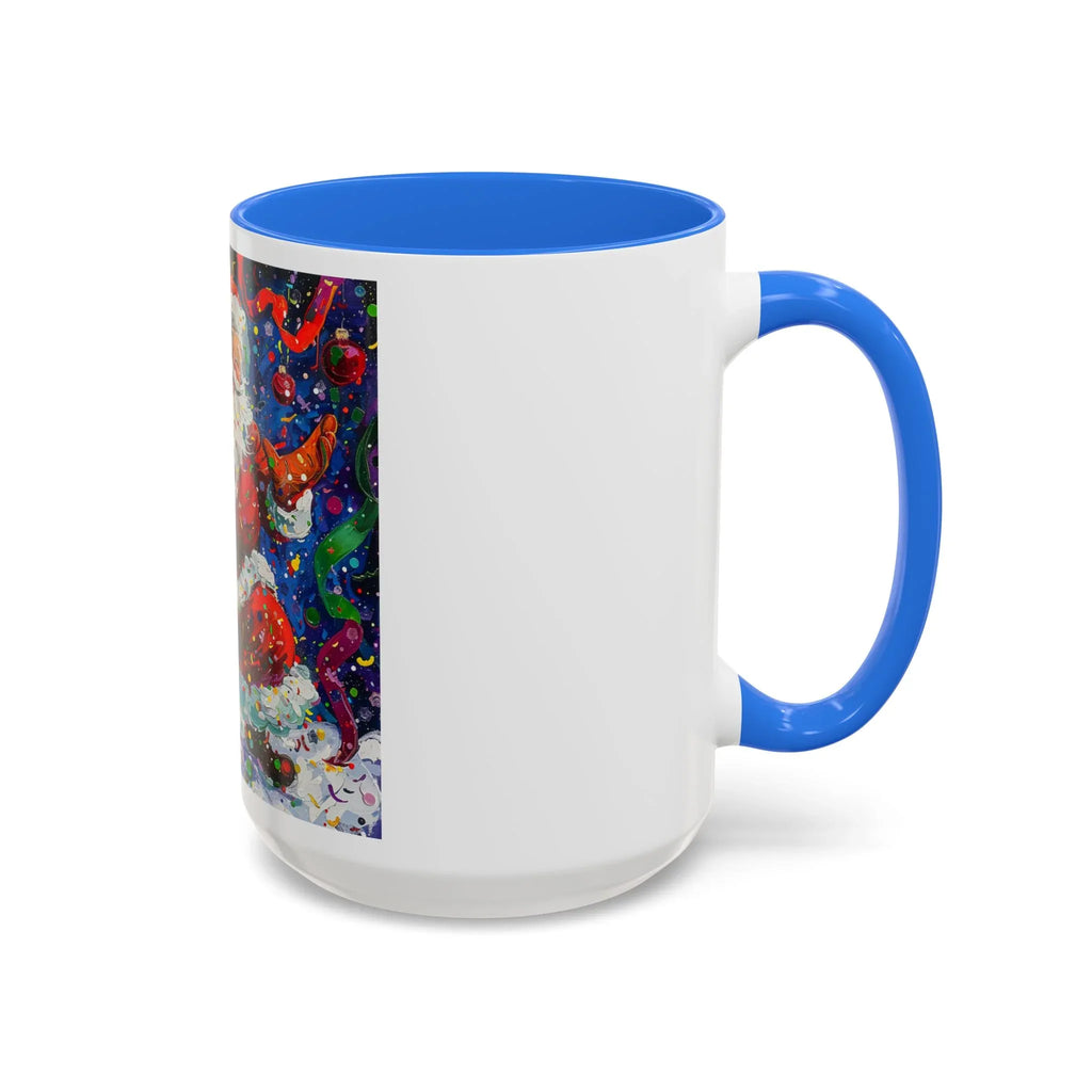 Colorful Mugs (11oz, 15oz) Santa Claus Coffee Cup, Santa Claus Coffee Mug - 250 USA Celebration
