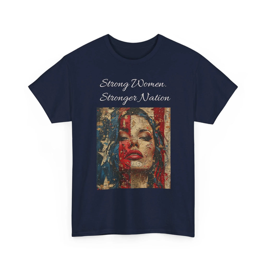 Stylish Retro-Printed Unisex Heavy Cotton Tee, Vintage Art Shirt, Casual Layering Top, Unique Gift for Art Lovers, Relaxed Fit Tee - 250 USA Celebration