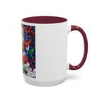 Colorful Mugs (11oz, 15oz) Santa Claus Coffee Cup, Santa Claus Coffee Mug - 250 USA Celebration