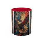 Colorful Mugs (11oz, 15oz) Patriotic Eagle Coffee Mug, American Eagle Coffee Cup - 250 USA Celebration