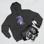 Colorful Peace Sign Floral Skull Hoodie | Psychedelic Peace Skull - 250 USA Celebration