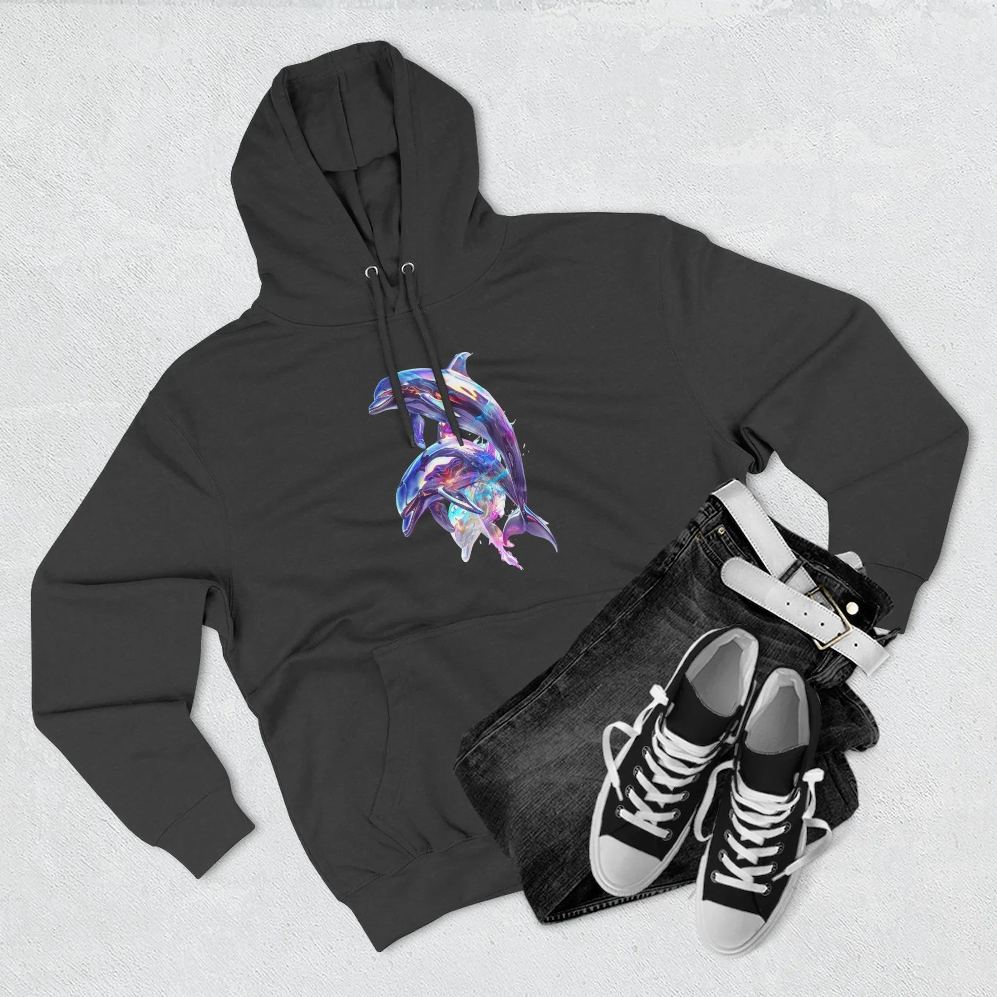 Colorful Peace Sign Floral Skull Hoodie | Psychedelic Peace Skull - 250 USA Celebration