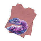 Psychedelic Rainbow Ouroboros Tee | Galaxy Fractal Mushroom Snake - 250 USA Celebration