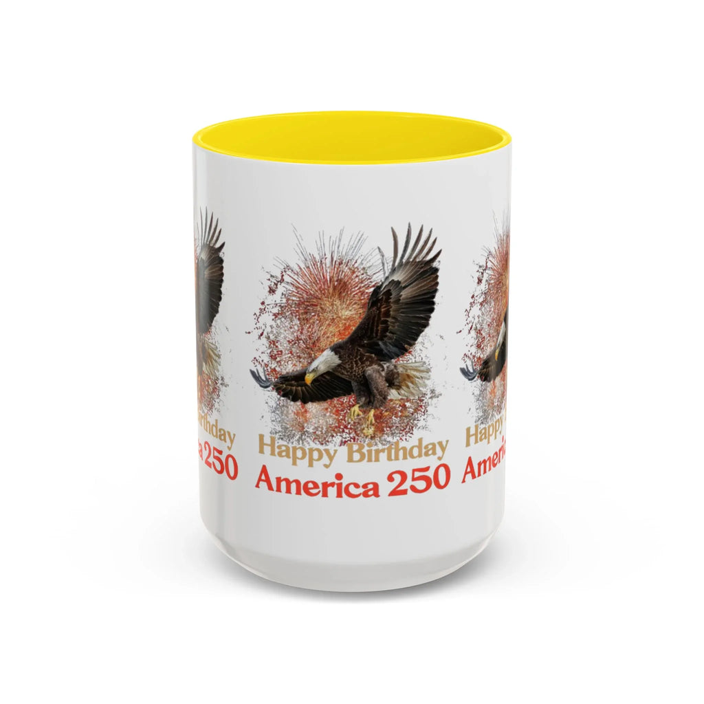 Accent Coffee Mug (11, 15oz) - 250 USA Celebration