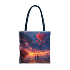 Romantic Heart Tote Bag, Date Nights, Valentine's Day, Travel, Valentine's Day Women's Merchandise, Cute Love Apparel, Valentine's Gifts, - 250 USA Celebration