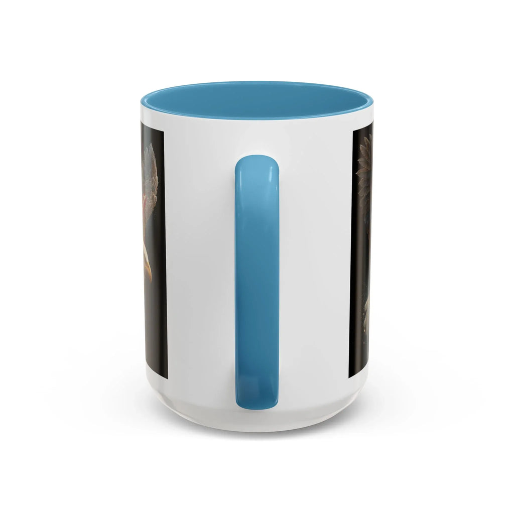 American Flag Bald Eagle Coffee Mug | Patriotic Eagle Wings, Black Accent 11oz 15oz - 250 USA Celebration