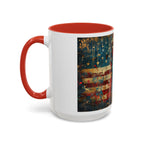 Liberty Statue American Flag Coffee Mug — Patriotic Vintage Accent Mug (11/15oz)