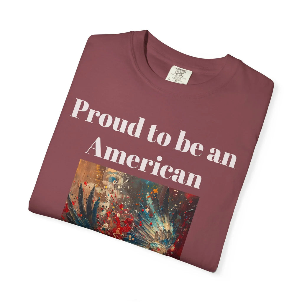 Patriotic Eagle T-Shirt, Proud to be an American Tee, Unisex Graphic T-Shirt, Independence Day Gift, Casual Wear, Eagle Design Shirt - 250 USA Celebration