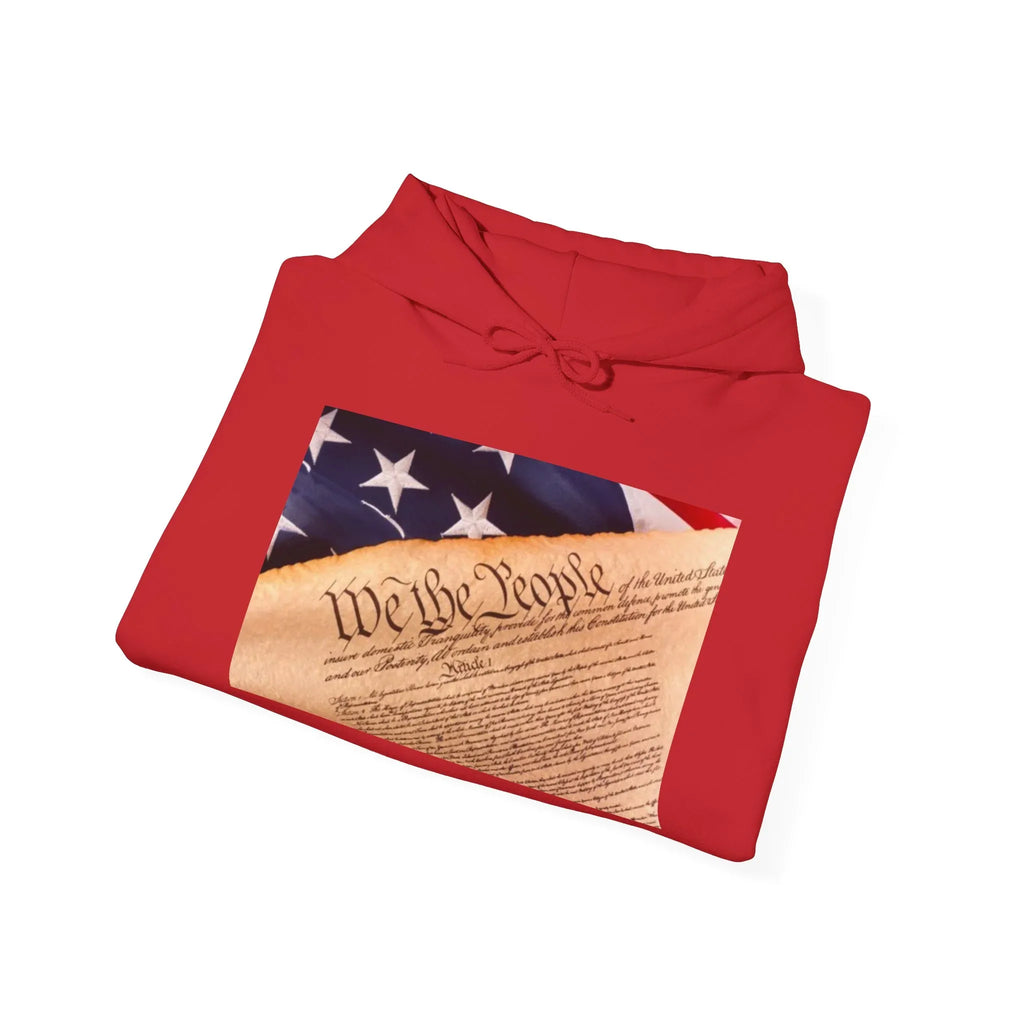 We the People Constitution Hoodie | American Flag Patriotic Sweatshirt - 250 USA Celebration