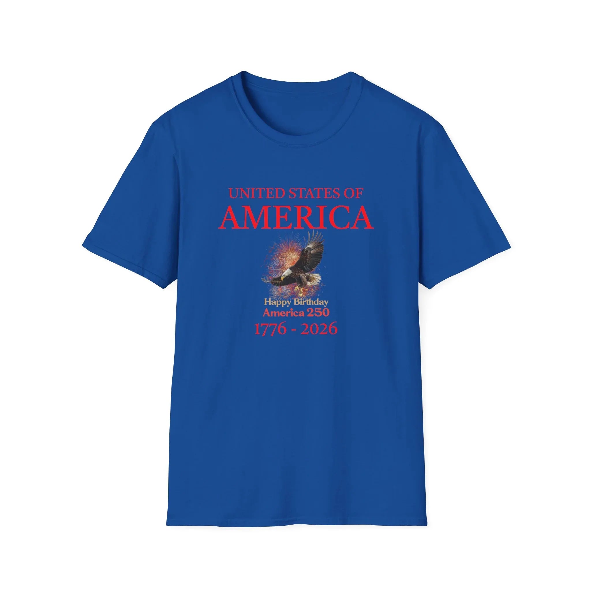 Unisex Softstyle T-Shirt - 250 USA Celebration