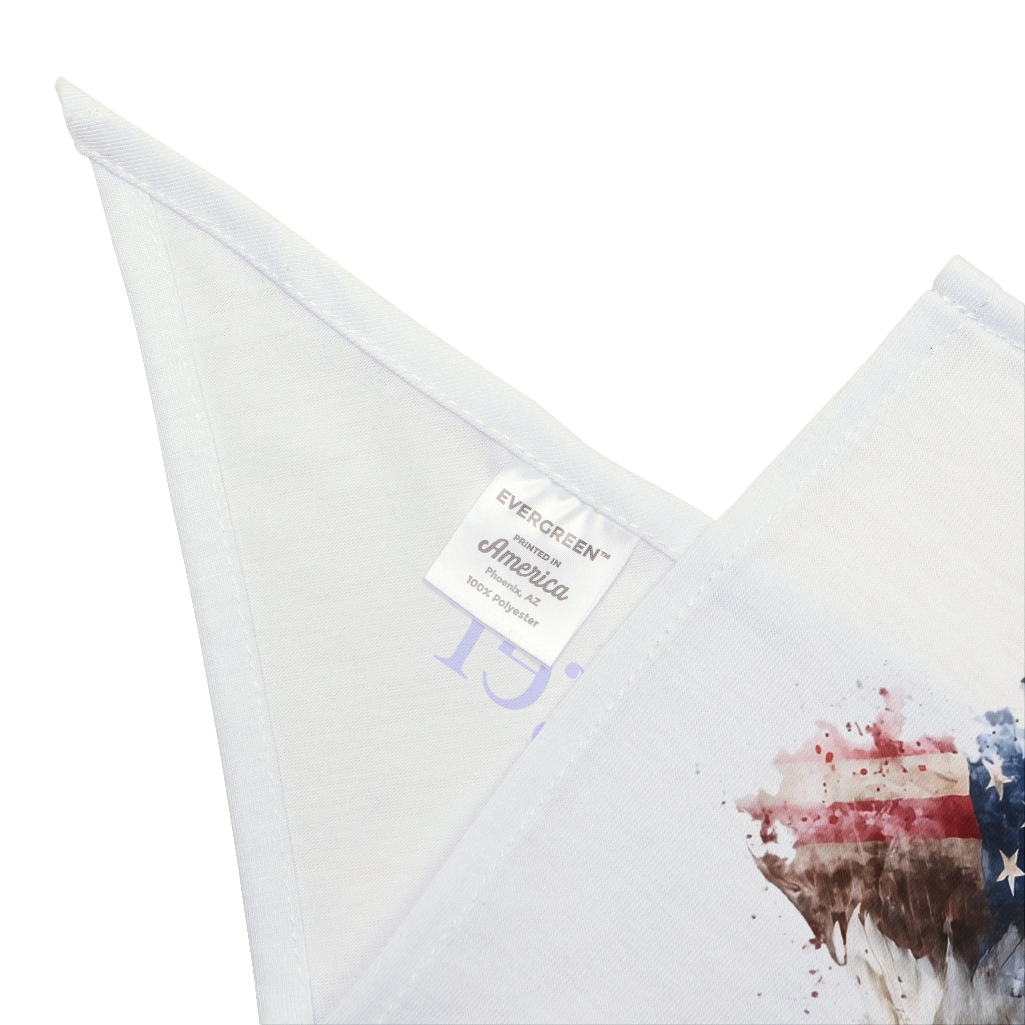 Patriotic Pet Bandana - "Star-Spangled Wagger" Bald Eagle Dog Scarf