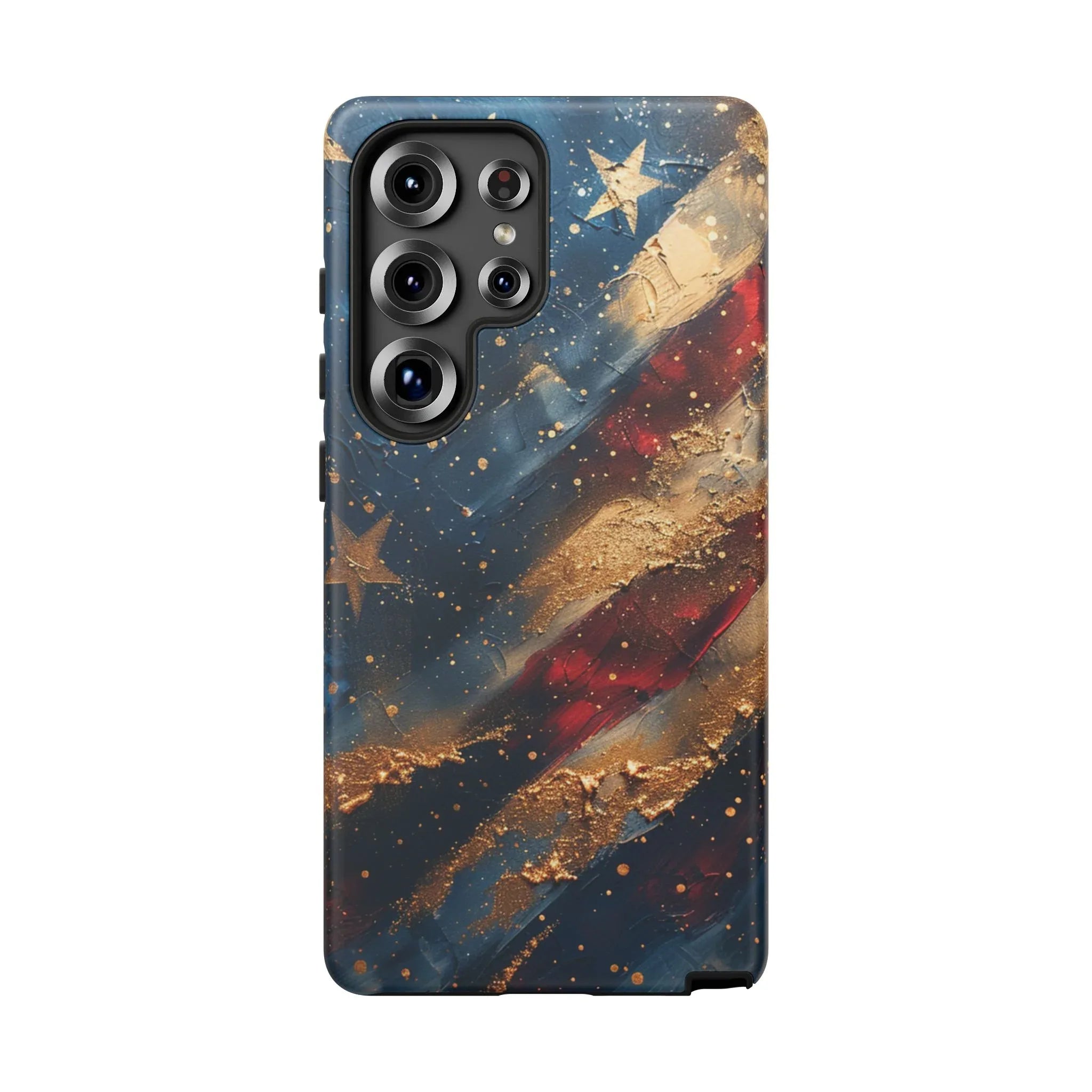 Patriotic Phone Case, Tough Cases with American Flag Design, Stylish Phone Accessories, USA Pride Gift, Durable Cases for All Occasions - 250 USA Celebration