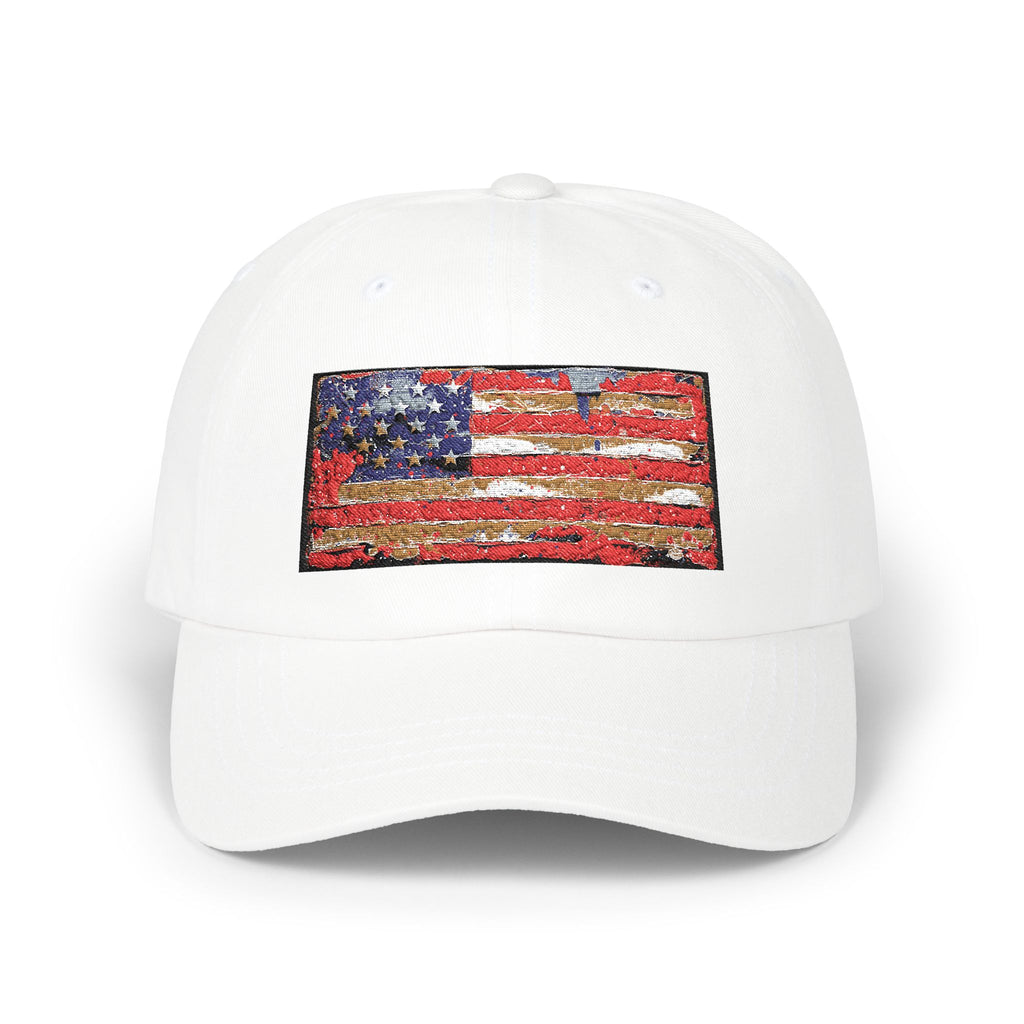 American Sequin Flag Dad Cap – Patriotic Classic Baseball Hat