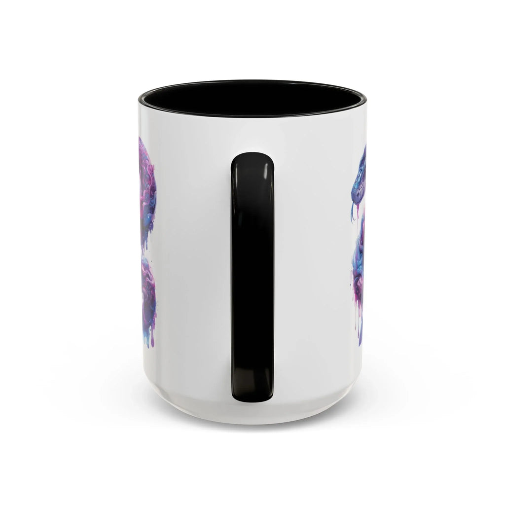 Psychedelic Ouroboros Snake Mug | Rainbow Galaxy Fractal Mushrooms - 250 USA Celebration