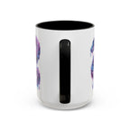 Psychedelic Ouroboros Snake Mug | Rainbow Galaxy Fractal Mushrooms - 250 USA Celebration