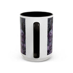 Purple Axolotl Trio Mug | Cute Amphibian Art Ceramic Coffee Cup - 250 USA Celebration