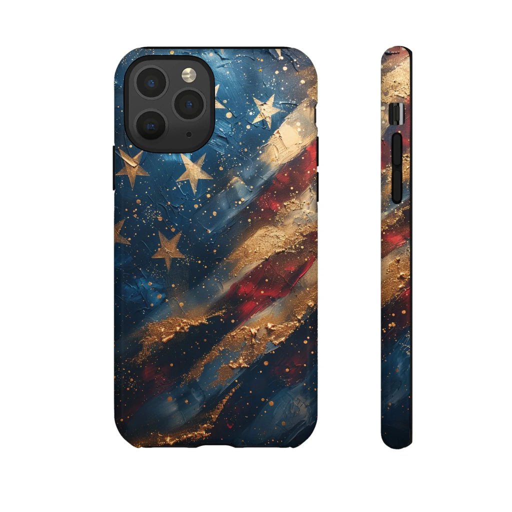 Distressed American Flag phone case | tough cases - 250 USA Celebration
