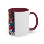 Colorful Mugs (11oz, 15oz) Santa Claus Coffee Cup, Santa Claus Coffee Mug - 250 USA Celebration