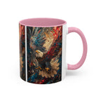 Colorful Mugs (11oz, 15oz) Patriotic Eagle Coffee Mug, American Eagle Coffee Cup - 250 USA Celebration