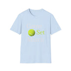 Game Set Match T-Shirt | Tennis Ball Graphic Tee - 250 USA Celebration