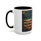 Liberty Statue American Flag Coffee Mug — Patriotic Vintage Accent Mug (11/15oz)