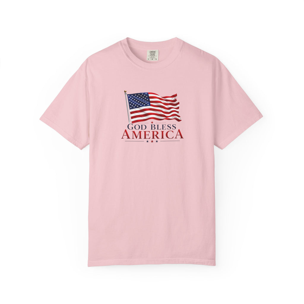 Official God Bless America Flag Patriotic T-Shirt