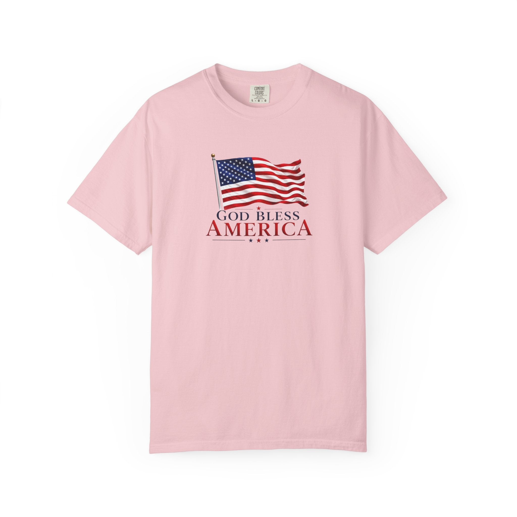 Official God Bless America Flag Patriotic T-Shirt