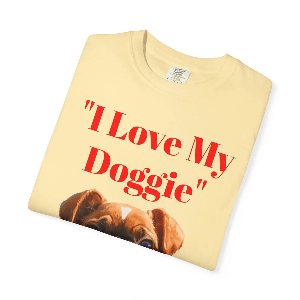 Cute French Bulldog Puppy Holding Red Heart T-shirt | Dog Lover Cartoon - 250 USA Celebration