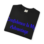 Confidence Is My Advantage Tennis Player T-Shirt | Tennis Quote Tee - 250 USA Celebration
