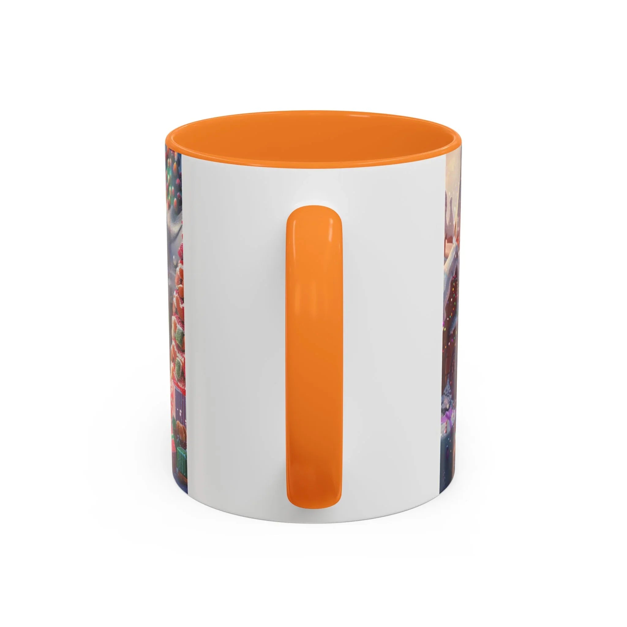 Festive Santa in Candy Wonderland mug | Holiday Christmas ceramic mug - 250 USA Celebration