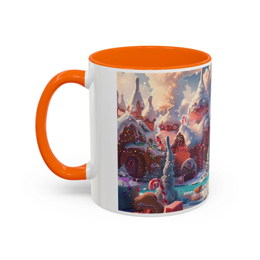 Festive Santa Accent Coffee Mug, Christmas Gift, Holiday Decor, Winter Wonderland, Hot Cocoa Mug, Seasonal Drinkware - 250 USA Celebration