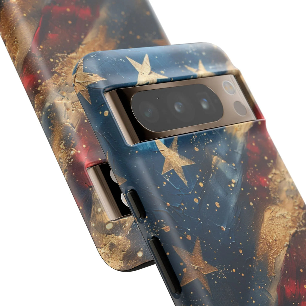 Patriotic Phone Case, Tough Cases with American Flag Design, Stylish Phone Accessories, USA Pride Gift, Durable Cases for All Occasions - 250 USA Celebration