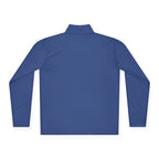 Distressed American Flag with Paw Print Quarter-Zip - 250 USA Celebration