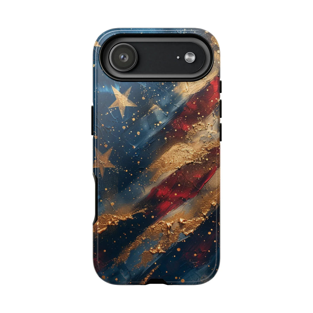 Patriotic Phone Case, Tough Cases with American Flag Design, Stylish Phone Accessories, USA Pride Gift, Durable Cases for All Occasions - 250 USA Celebration