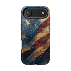 Patriotic Phone Case, Tough Cases with American Flag Design, Stylish Phone Accessories, USA Pride Gift, Durable Cases for All Occasions - 250 USA Celebration