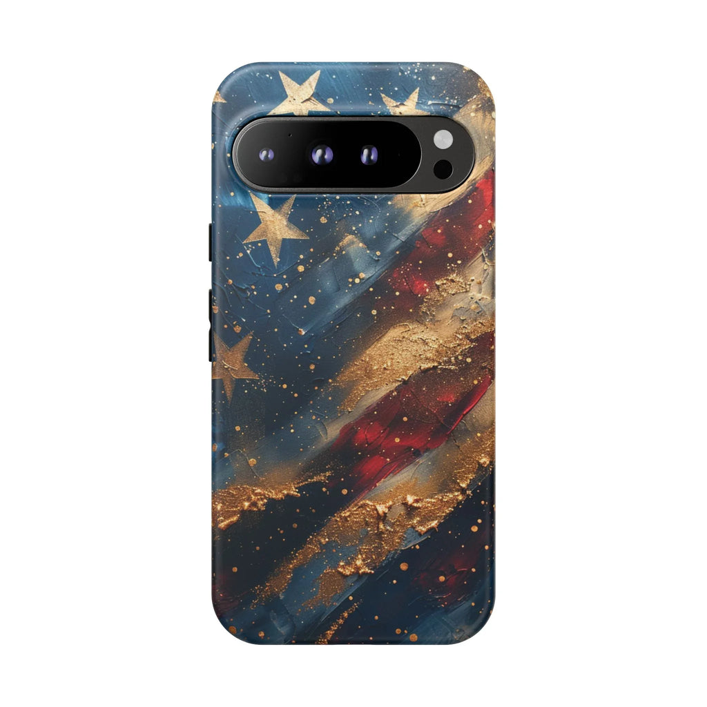 Patriotic Phone Case, Tough Cases with American Flag Design, Stylish Phone Accessories, USA Pride Gift, Durable Cases for All Occasions - 250 USA Celebration