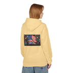 USA 250 Patriotic Hoodie with American Flag & Fireworks