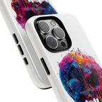 Colorful Drip Skull Phone Case | Hard Plastic Protective Case - 250 USA Celebration